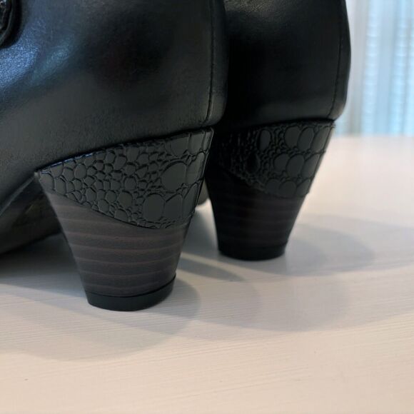 L’Artiste Women's Spring Step Juliane Black Ankle Boot Heels Steampunk 35‎ / 5 - Picture 7 of 12